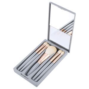 Makeup Brush Kit Travel Retractable Angled Makeup Brush Sky Blue